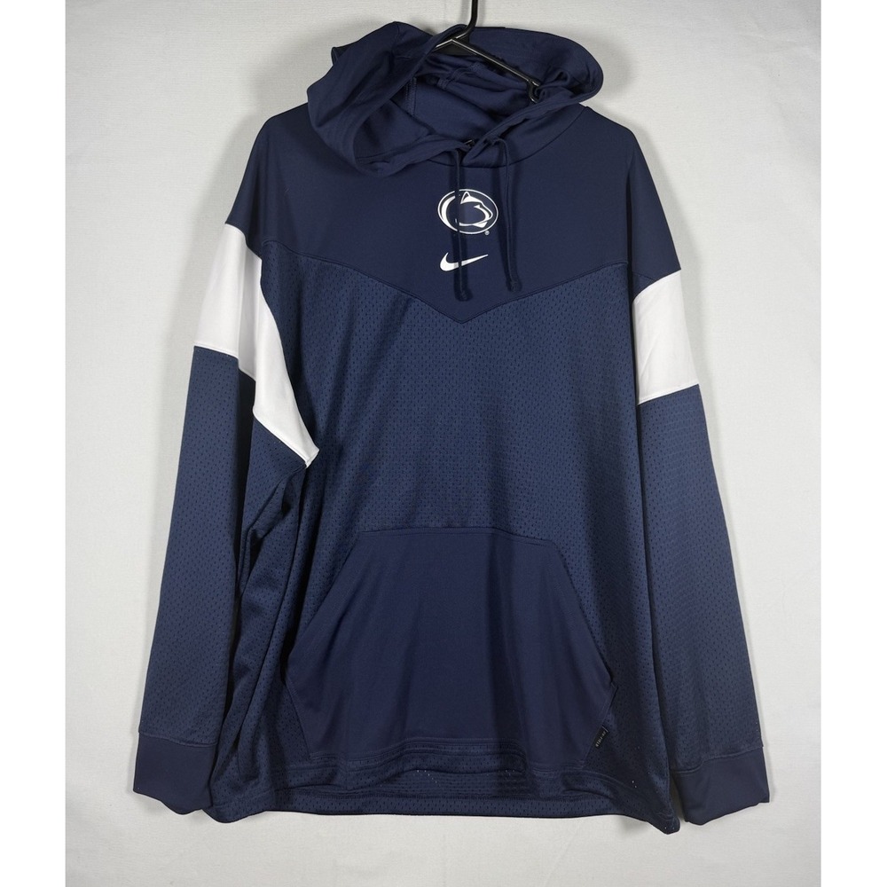 Nike Penn State Nittany Lions Coach Issue Mesh Hoodie Mens XL James Franklin
